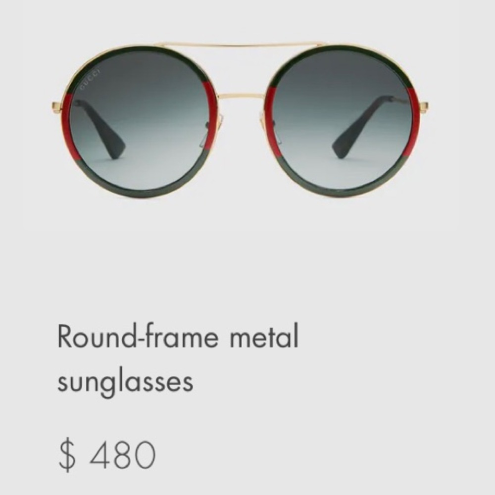 Gucci round sunglasses